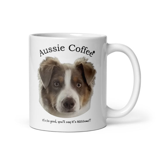Aussie Coffee Logo glossy mug